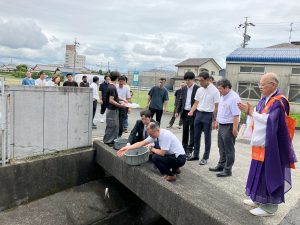 大五うなぎ工房の益々の発展を祈念して【うなぎ供養祭】を執り行いました