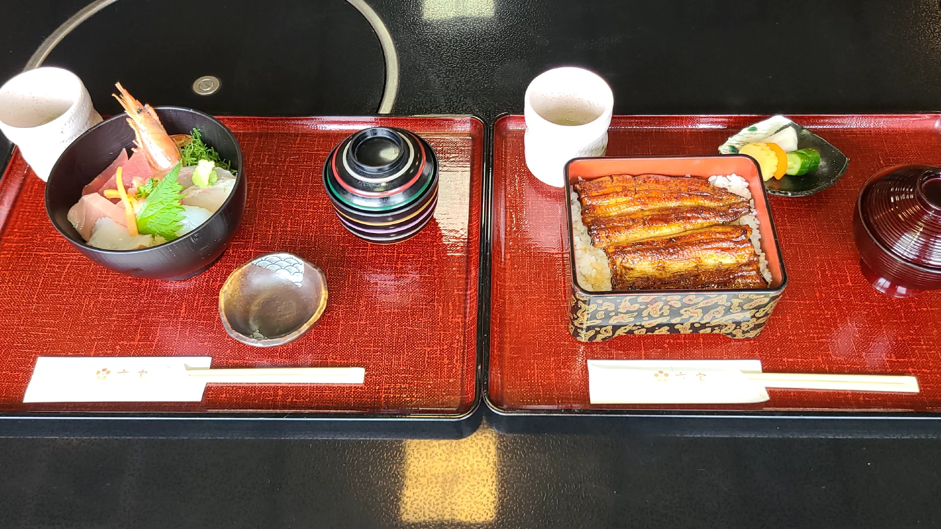 海鮮丼とうな重