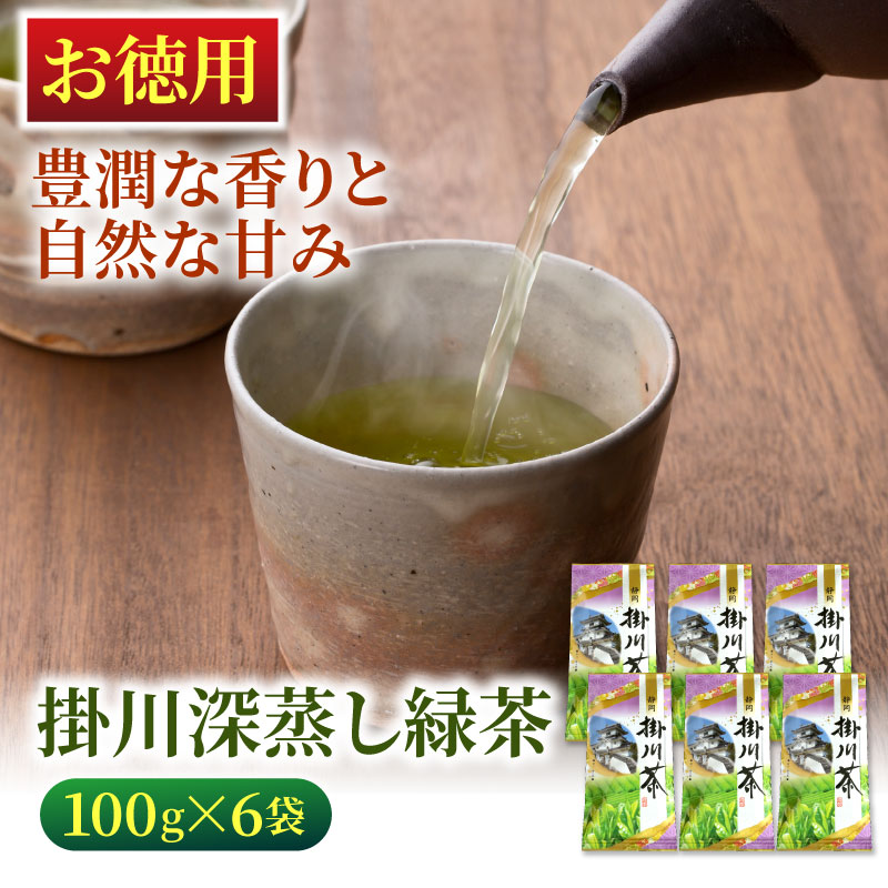 新茶 お徳用 掛川深蒸し緑茶 紫 100g 6袋 新茶のまとめ買いなら大五うなぎ工房本店
